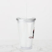 Teddy With Tie Graphic Acryl Drinkbeker (Rechts)