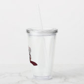 Teddy With Tie Graphic Acryl Drinkbeker (Links)