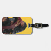 Teddy With Tie Graphic Bagagelabel (Voorkant horizontaal)