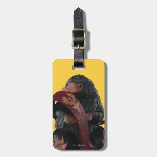 Teddy With Tie Graphic Bagagelabel (Voorkant verticaal)