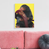 Teddy With Tie Graphic Canvas Afdruk (Insitu (Woonkamer))