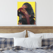Teddy With Tie Graphic Canvas Afdruk (Insitu (Slaapkamer))