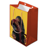 Teddy With Tie Graphic Medium Cadeauzakje (Voorkant Gekanteld)