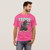 Teddy zwemt Kinder T-shirt (Voorkant volledig)