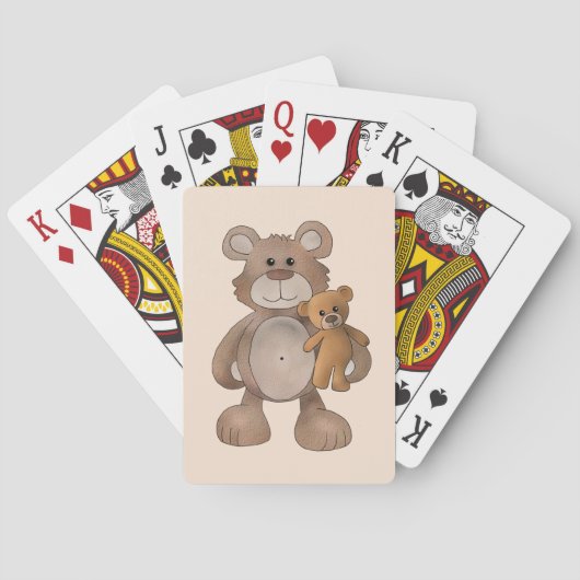 Teddybär Pokerkaarten (Achterkant)