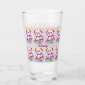 Teddybär Wasserfarben Pastell Glas (Voorkant)