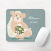 Teddybear Bride Mousepad Muismat (Met muis)