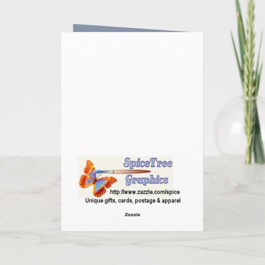 Teddybear - Eerste Kerstmis van de Baby Feestdagen Kaart (Achterkant)