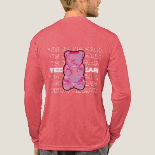 TeddyBear Graphic Casualwear Longsleeve shirt (Achterkant volledig)