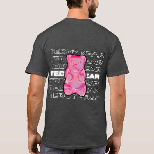 TeddyBear Graphic Streetwear T-shirt (Achterkant)