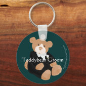 Teddybear Groom Sleutelhanger (Voorkant)