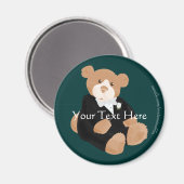 Teddybear-groommagneet Magneet (Voorkant / Achterkant)