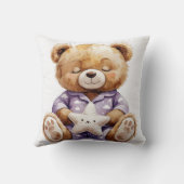 Teddybear-werpkussen Kussen (Achterkant)
