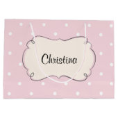 Teddybeer 1e Verjaardagspartij Douane Groot Cadeauzakje (Achterkant)