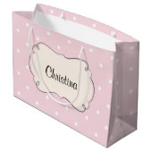 Teddybeer 1e Verjaardagspartij Douane Groot Cadeauzakje (Achterkant Gekanteld)