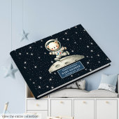 Teddybeer Astronaut Boy Baby shower Gastenboek