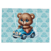 Teddybeer Auto's Groot Cadeauzakje (Achterkant)