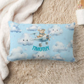 Teddybeer Aviator Rugkussen Kussen (Deken)