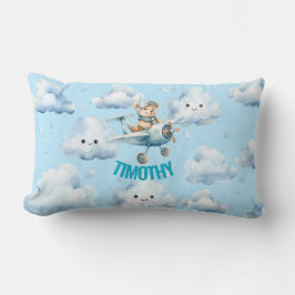 Teddybeer Aviator Rugkussen Kussen