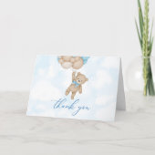 Teddybeer Baby Bedankkaart (Voorkant)