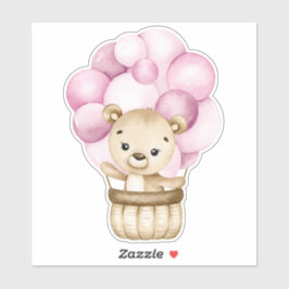 Teddybeer Baby Beer roze schattig dierlijke Sticke Sticker