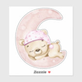 Teddybeer Baby Beer roze schattig dierlijke Sticke Sticker (Vel)