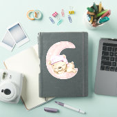 Teddybeer Baby Beer roze schattig dierlijke Sticke Sticker (iPad Cover)