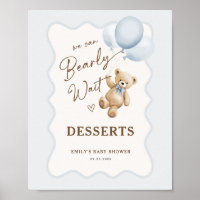 Teddybeer Baby Jongens Shower Traktaties