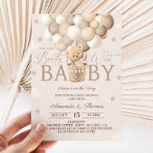 Teddybeer Baby Shower  Baren Geduld