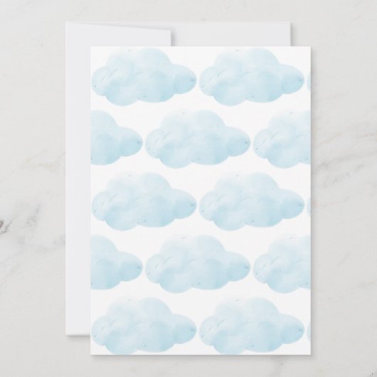 Teddybeer baby shower bearly wacht schattig teddy kaart (Achterkant)