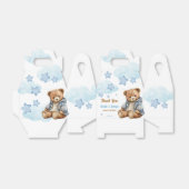 Teddybeer baby shower bearly wachten dank u bedankdoosjes (Uitgevouwen)