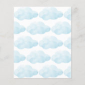 Teddybeer baby shower budget uitnodigen bearly wac (Achterkant)