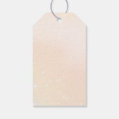 Teddybeer Baby Shower Cadeaulabel (Achterkant)