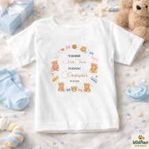 Teddybeer Baby Shower Jongen | Knuffel Blauwe Beer