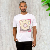 Teddybeer Baby shower met retro cirkels T-shirt