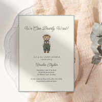 Teddybeer Baby Shower Oude Beer Kan Haast Niet Wac