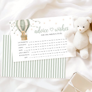Teddybeer Baby Shower Ouders Advies Wensen Kaart