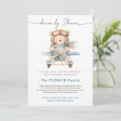 teddybeer | Baby shower per post Kaart (Staand voorkant)