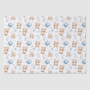 Teddybeer Baby shower Tissuepapier