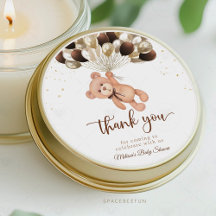 Teddybeer Baby Shower We kunnen bijna niet wachten