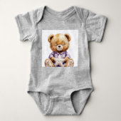 Teddybeer baby suite romper (Voorkant)
