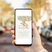 Teddybeer Babyshower Ballonnen Uitnodiging