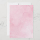 Teddybeer babyshower uitnodiging (Achterkant)