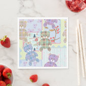 Teddybeer, babysjabloon servet (Insitu)