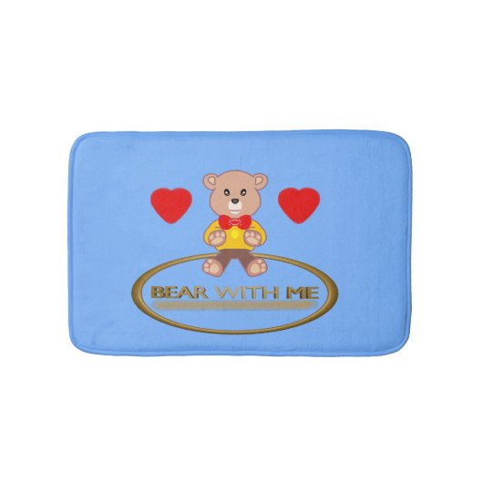 Teddybeer badmat (Voorkant)