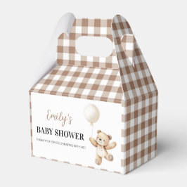 Teddybeer Ballon Baby Shower Bedankt Bedankdoosjes