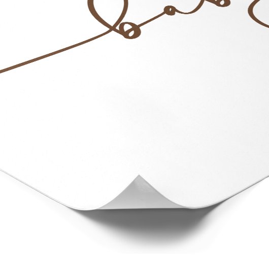 Teddybeer-ballon | Blue Boy Baby shower Welkom Poster (Hoek)