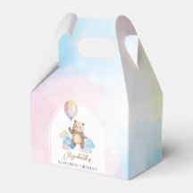 Teddybeer Ballon Wolken Beary Eerste Verjaardag