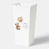 Teddybeer Ballonnen baby shower Genderneutraal Bedankdoosjes (Achterkant)