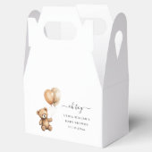 Teddybeer Ballonnen baby shower Genderneutraal Bedankdoosjes (Geopend)